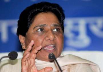 nrhm scam mayawati accuses centre of misusing cbi