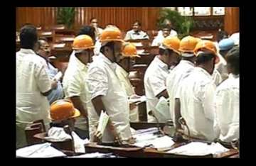 jds mlas wear helmets to protect themselves in assembly