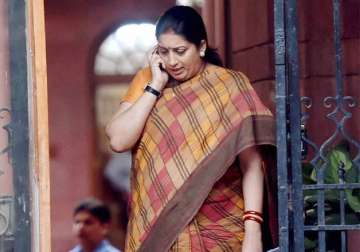 congress rejects irani s allegations on amethi land