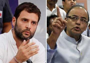 arun jaitley meets rahul gandhi ahead of parliament session sparks speculation