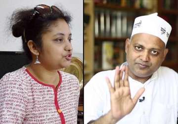 somnath bharti ill treated me as i m average looking woman taunts his wife