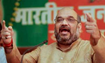 j k polls only bjp can bring about complete integration of jk says amit shah