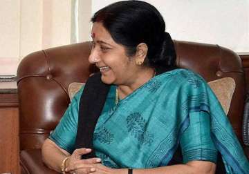 sushma swaraj to visit pakistan on tuesday for multilateral conference