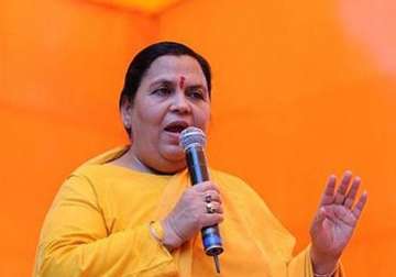 uma bharti criticises sonia rahul for stalling parliament over herald case