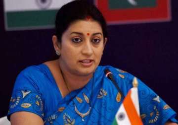 smriti irani wants more opportunities for girls in research