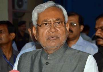 nitish kumar gives zero marks to nda government s one year