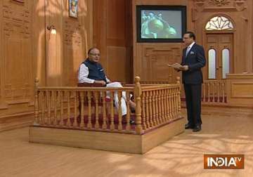 narendra modi is a hands on prime minister arun jaitley tells aap ki adalat