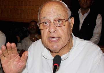 display of isis pak flags is expression of anger farooq abdullah