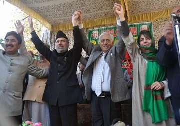 j k polls campaigning concludes for 1st phase stakes high for national conference