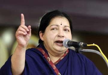 jayalalithaa picks up poll gauntlet early asks cadres to go to people