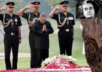 nation pays tribute to indira gandhi on her 31st death anniversary