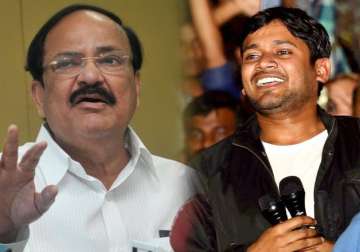 kanhaiya free to join politics and save his party venkaiah naidu