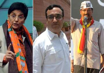 delhi polls bjp aap congress make final push before election day