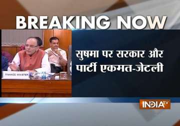 lalit modi row all charges against sushma swaraj are baseless says arun jaitley