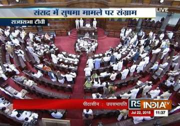 both houses adjourned till tomorrow after uproar over lalitgate