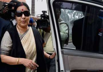 sushma swaraj to visit pak talks with sartaj aziz afghan meet on table
