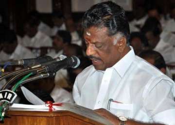 o panneerselvam sworn in as tamil nadu cm