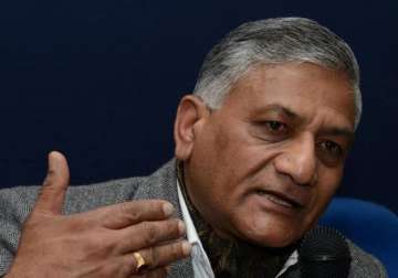 india committed to improve trade relation with china v k singh