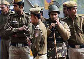 delhi polls 55 000 policemen deployed for delhi polls
