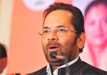 tolerance is in india s dna mukhtar abbas naqvi tells aamir khan