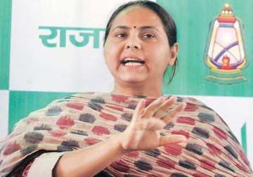 misa bharti returns tej pratap back in fray to be the family s patriarch