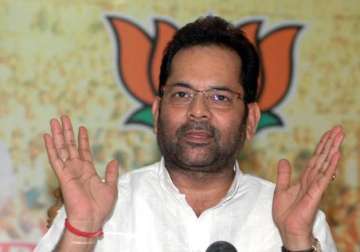 fatwas are being sold like vegetables on thelas mukhtar abbas naqvi