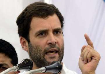 rahul gandhi now takes up the cudgels against government real estate bill