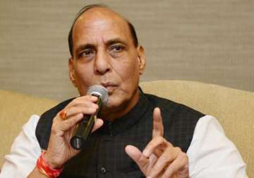 don t try to be an englishman be an indian first rajnath singh