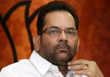 bjp leader naqvi held guilty for poll code violation gets bail