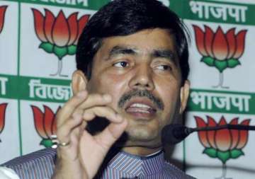 bjp never commented on nehru s clothes shahnawaz hussain