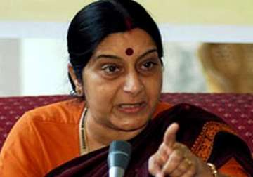 rohith vemula was not a dalit says sushma swaraj