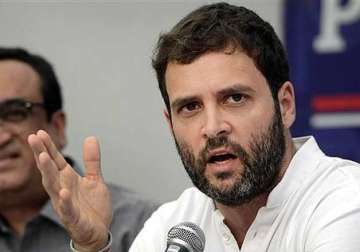 narendra modi cannot go against rss rahul gandhi