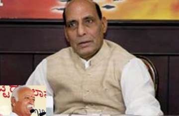 rajnath meets rss chief mohan bhagwat