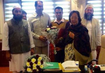 muslim delegation shares community s viewpoint with dr najma heptullah