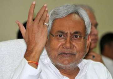 it is a blessing pm modi spends some time in india nitish kumar