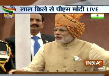 8 issues that pm modi addressed in i day speech know all he said