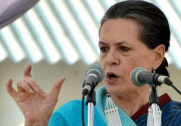 modi govt failed abysmally to match words with deeds sonia