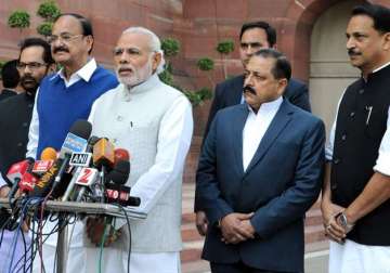 hopeful of a fruitful parliament session narendra modi