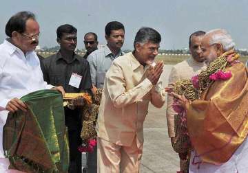 pm modi promises to fulfil commitments made to andhra pradesh