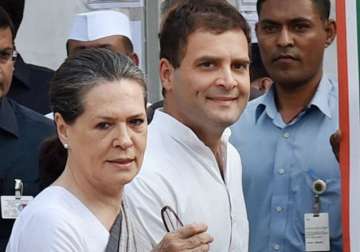 sc exempts sonia rahul from personal appearance in nh case