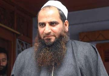 masrat alam shifted out of srinagar