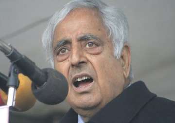 differences over art 370 afspa ironed out mufti