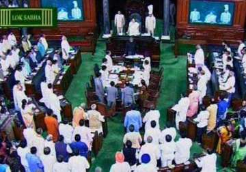opposition ruckus over farmer s suicide forces lok sabha to adjourn