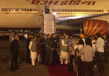 pm narendra modi returns home after 6 day tour of three east asian countries