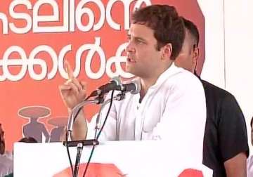 rahul gandhi vows to fight for fishermen s rights over trawler ban
