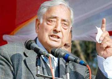 india pakistan have shown great maturity to re engage mufti mohammad sayeed