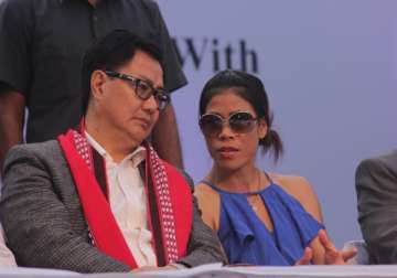 ne needs talents like mary kom bhupen to dispel ignorance kiren rijiju