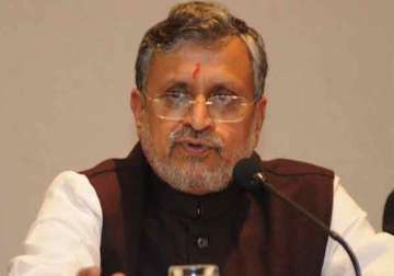 election commission cautions sushil modi for offering freebies to voters