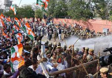 congress holds protest rally against land acquisition bill