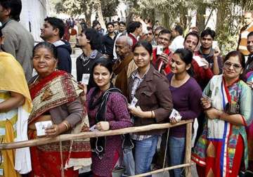 delhi polls bjp aap claim victory as delhi votes